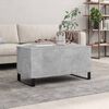 vidaXL Coffee Table Concrete Grey Engineered Wood, Metal