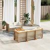 vidaXL Garden Sofa Set Beige