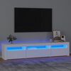 vidaXL TV Cabinet White Engineered wood Large TV Cabinet Rectangular