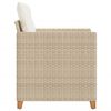 vidaXL Garden Chair Beige, Cream White