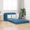 vidaXL Sofa Bed Blue 48.82 x 80.32 x 24.02 in Velvet