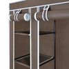 vidaXL Cabinet Brown Non-woven fabric, Iron Medium Collapsible