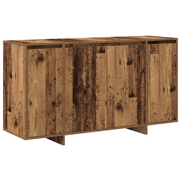 vidaXL Sideboard Old Wood 53.15 x 16.14 x 29.53 in Engineered Wood