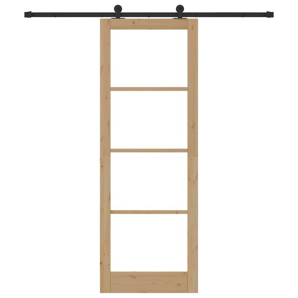 vidaXL Sliding Door ORKDAL Natural 32.68 x 91.34 in