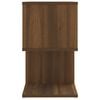 vidaXL Bedside Cabinet Brown oak Engineered wood Medium Bedside Cabinet