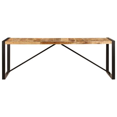 vidaXL Dining Table 86.6"x39.4"x29.5" Solid Mango Wood