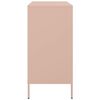 vidaXL Sideboard Pink Steel Medium Sideboard Rectangular Industrial