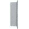 vidaXL Shower Niche Matt Gray 16.1"x14.2"x3.9"