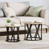 vidaXL Side Table 2 pcs Sonoma oak 19.7" x 19.7" x 15.7