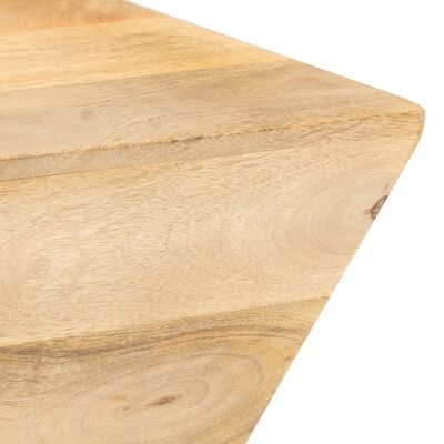 vidaXL Coffee Table V-shape 26"x26"x11.8" Solid Mango Wood