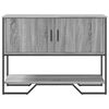 vidaXL Console Table Grey Sonoma Engineered Wood Medium Console Table