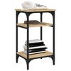 vidaXL Side Table Sonoma oak Engineered wood Compact Side Table