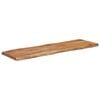 vidaXL Table Top Natural Solid acacia wood 47.2 x 15.7 in Durable