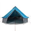 vidaXL Family Tent Tipi 6-Person Blue Waterproof