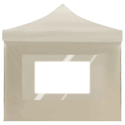 vidaXL Professional Folding Party Tent with Walls Aluminum 19.7'x9.8' Cream