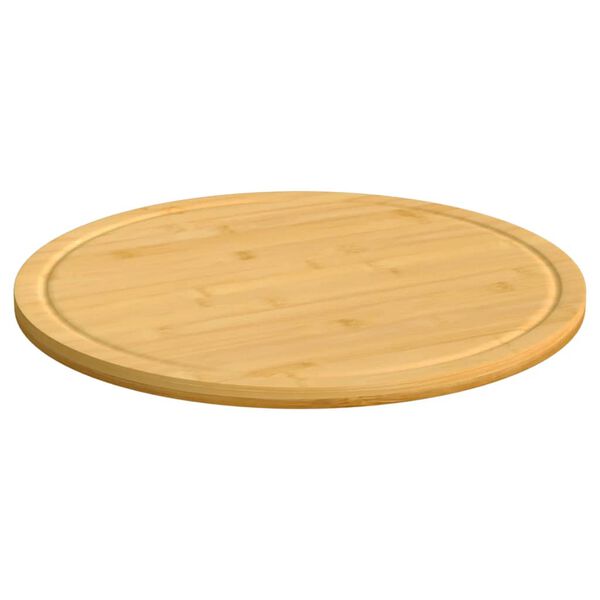 vidaXL Chopping Boards 6 pcs Ø11.8"x0.6" Bamboo