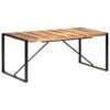 vidaXL Dining Table Natural Wood Solid Acacia wood Large