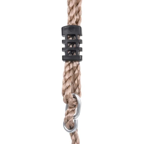 vidaXL Plate Swing Red Polyethylene Large Swing Seat Round