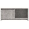 vidaXL TV Cabinet Concrete Grey Engineered Wood Medium TV Cabinet