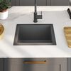 vidaXL Handmade Kitchen Sink Black Stainless Steel