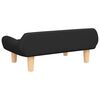 vidaXL Kids Sofa Black