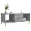 vidaXL Coffee Table Grey Sonoma Engineered wood Medium Coffee Table