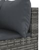 vidaXL Patio Sofa Set Gray