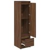 vidaXL Highboard Brown Oak Engineered Wood Tall Highboard Rectangular