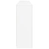 vidaXL Sideboard White Engineered wood, glass Large Sideboard