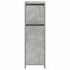 vidaXL Bathroom Furniture Set Concrete Grey Engineered Wood Medium