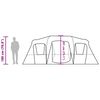 vidaXL Family Tent Tunnel 16-Person Blue Waterproof