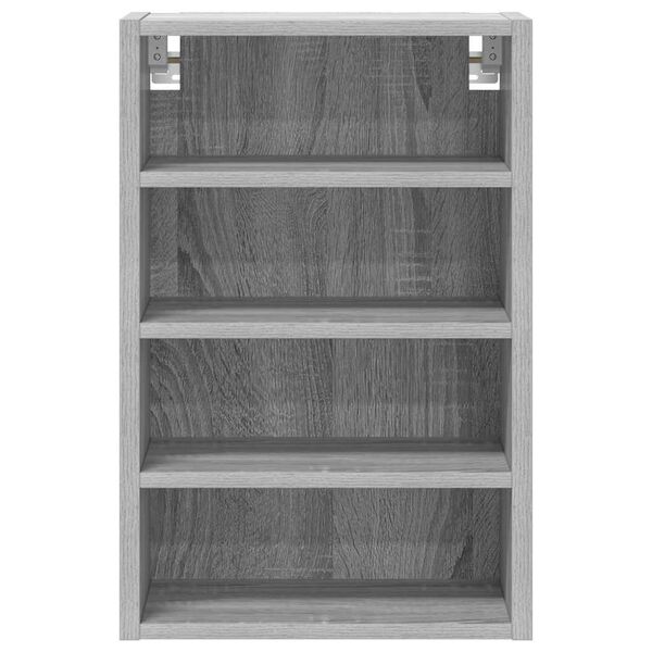 vidaXL Hanging Cabinet Grey Sonoma Engineered wood 15.7x11.6x23.6 in