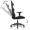 vidaXL Gaming Chair Black and Taupe Fabric