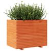 vidaXL Garden Planter Wax brown Solid pine wood