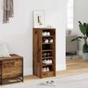 vidaXL Shoe Cabinet Old Wood Engineered Wood Compact Shoe Cabinet
