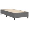 vidaXL Platform Bed Frame Light Grey 35.43 x 78.74 in Fabric