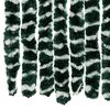 vidaXL Fly Curtain Green and White 35.4x78.7" Chenille
