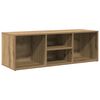 vidaXL Artisan Oak Shoe Storage Bench Engineered Wood 41.3 x 13.8 x 13.8 in