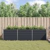 vidaXL Planter Anthracite 195 x 100 x 45 cm Galvanised Steel