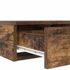 vidaXL Bed Drawers Smoked Oak 39.37 x 14.37 x 6.50 in Engineered Wood