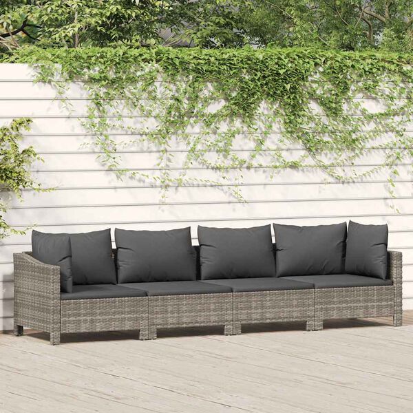 vidaXL Garden Lounge Set Grey
