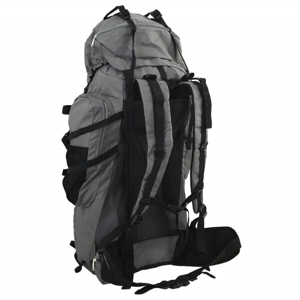 vidaXL Hiking Backpack Gray 21.1 galOxford Fabric