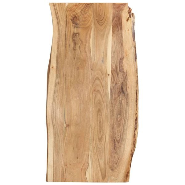 vidaXL Table Top Natural Wood Solid acacia wood 46.5 x 23.6 in