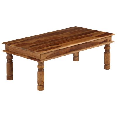 vidaXL Coffee Table Solid Sheesham Wood 43.3"x23.6"x15.7"