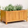 vidaXL Garden Planter Natural Wood Solid Acacia Wood
