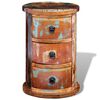 vidaXL Storage Cabinet Multicolored Reclaimed solid wood, Iron Small
