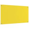 vidaXL Kitchen Backsplash Yellow 43.31 x 23.62 x 0.24 in