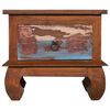 vidaXL Bedside Cabinet Multicolor Reclaimed Teak Wood Standard