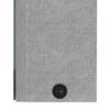 vidaXL Bathroom Cabinet Concrete Gray MDF, Melamine Finish, Glass Medium