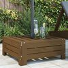 vidaXL Parasol Base Cover Honey Brown Solid Pine Wood Standard